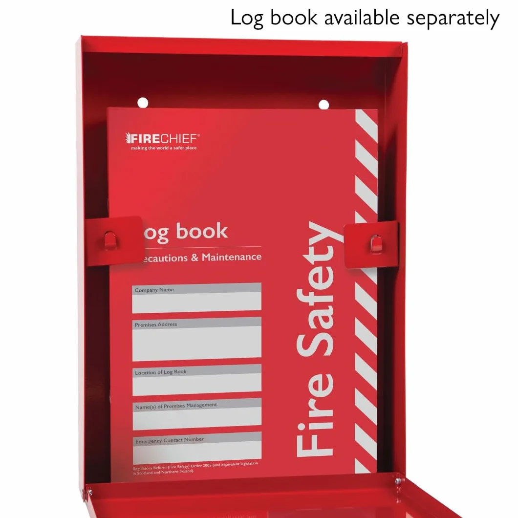 Firechief DHS2 - Soporte para documentos con cierre, color rojo