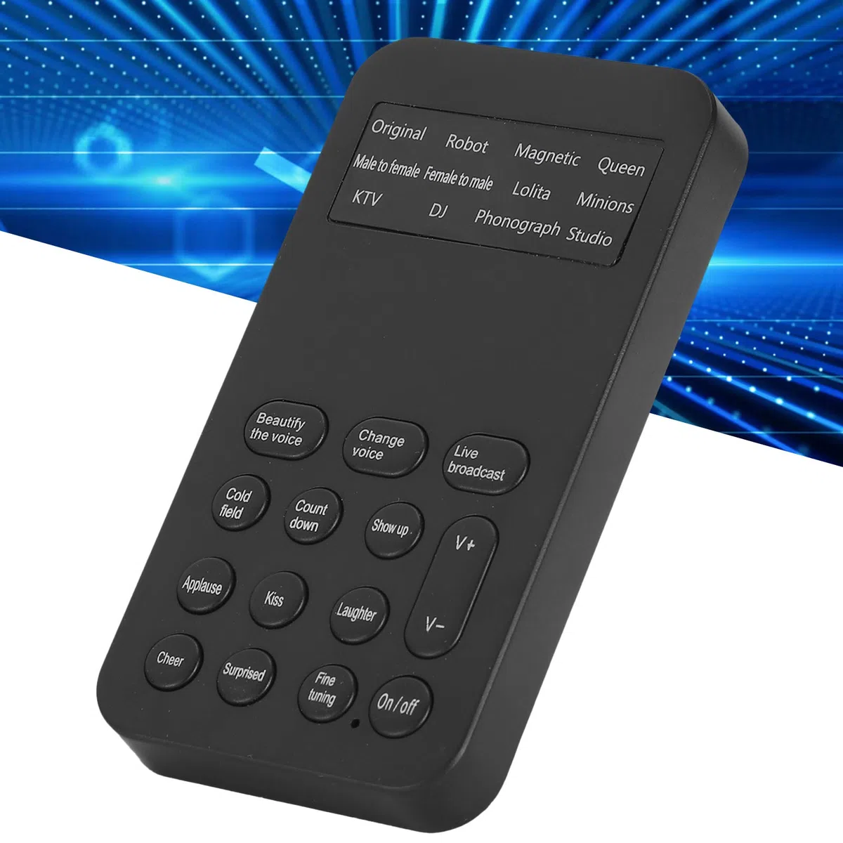 Cambiador de Voz de Telfono Mvil Verstil cambia voce portatile 12 Efectos de Sonido Fijos de Voz 8 para Experimentar el Juego de Voces Cautivadoras Transmisin Fundas