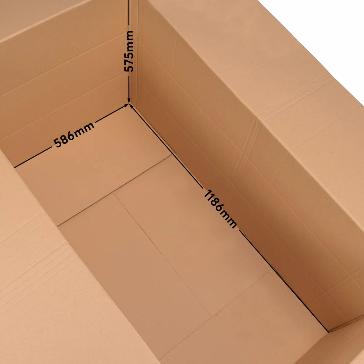 verpacking 2 cajas de cartón plegables de 1200 x 600 x 600 mm, eje BC, altura variable en 200 y 400 mm, cartón marrón DHL, tamaño máximo del paquete de DHL