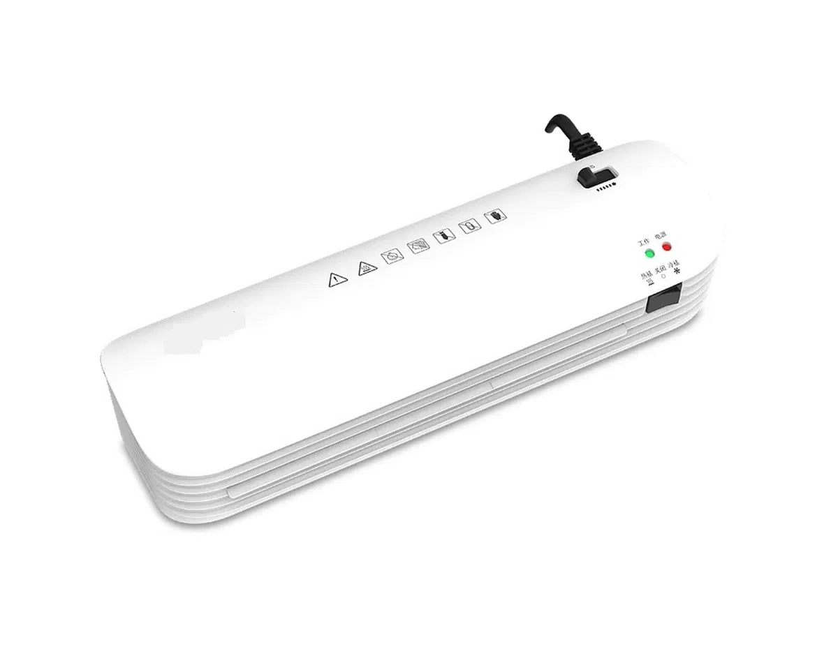 Plastificadora, Máquina laminadora en caliente y en frío de rollos, profesional, for documentos, fotografías y papel tamaño A4