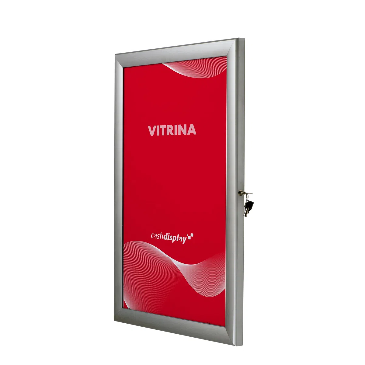 Vitrina Universal para Gráficas de Formato A1 | Tablón de Anuncios con Cerradura | Panel Expositor de Pósters en Aluminio y Metacrilato | Para Oficinas, Restaurantes, Comunidades