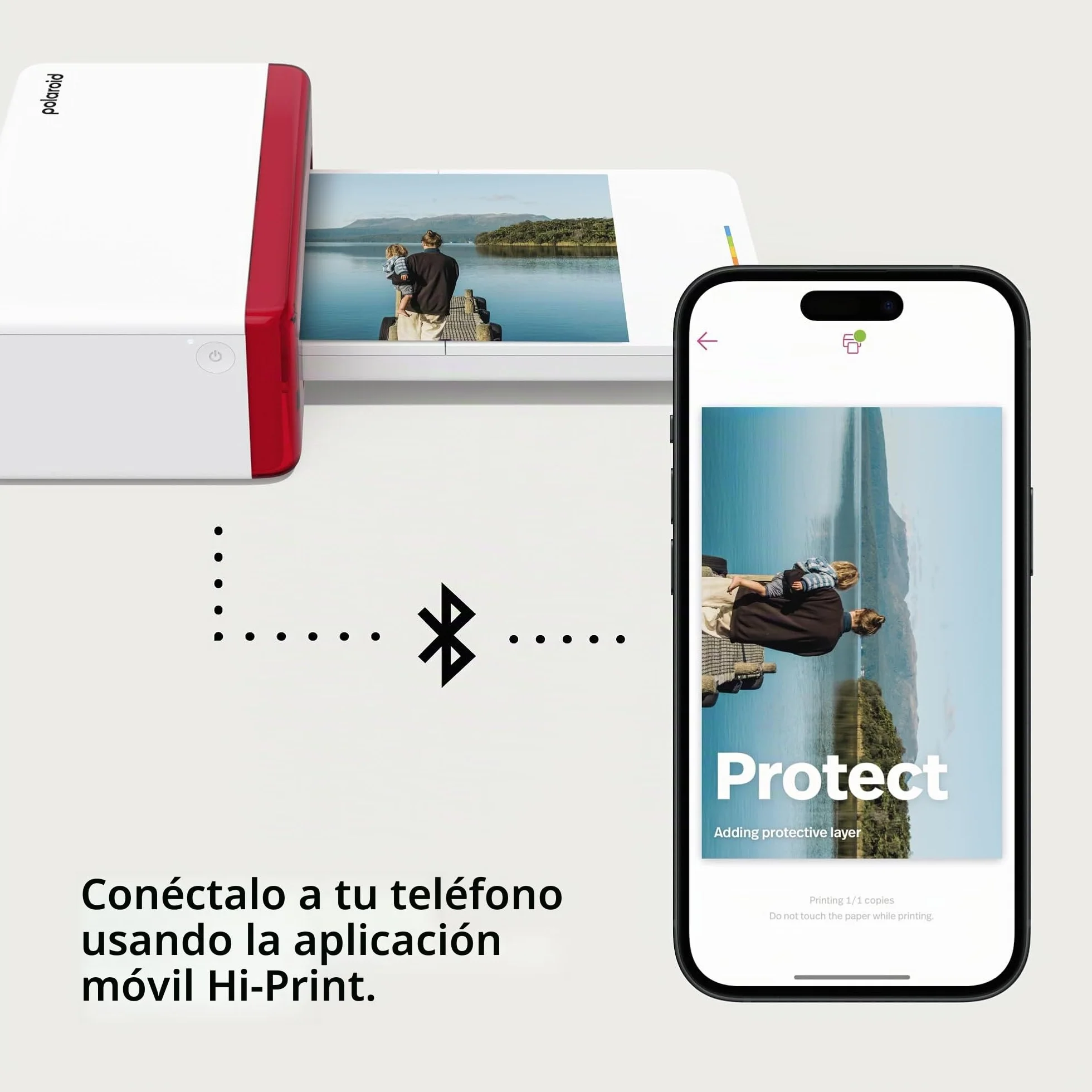 Polaroid - Hi Print 4x6 (10x15cm) - Impresora Bluetooth Blanca
