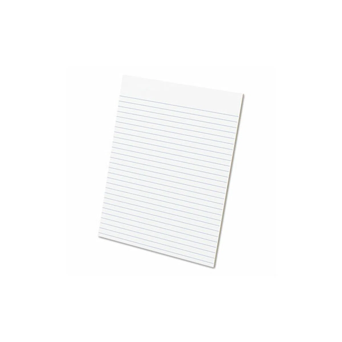 Ampad Evidence Glue Top 8-1/2 x 11 almohadillas, regla ancha, blanco, 50 hojas por almohadilla, 12 unidades (21-112)