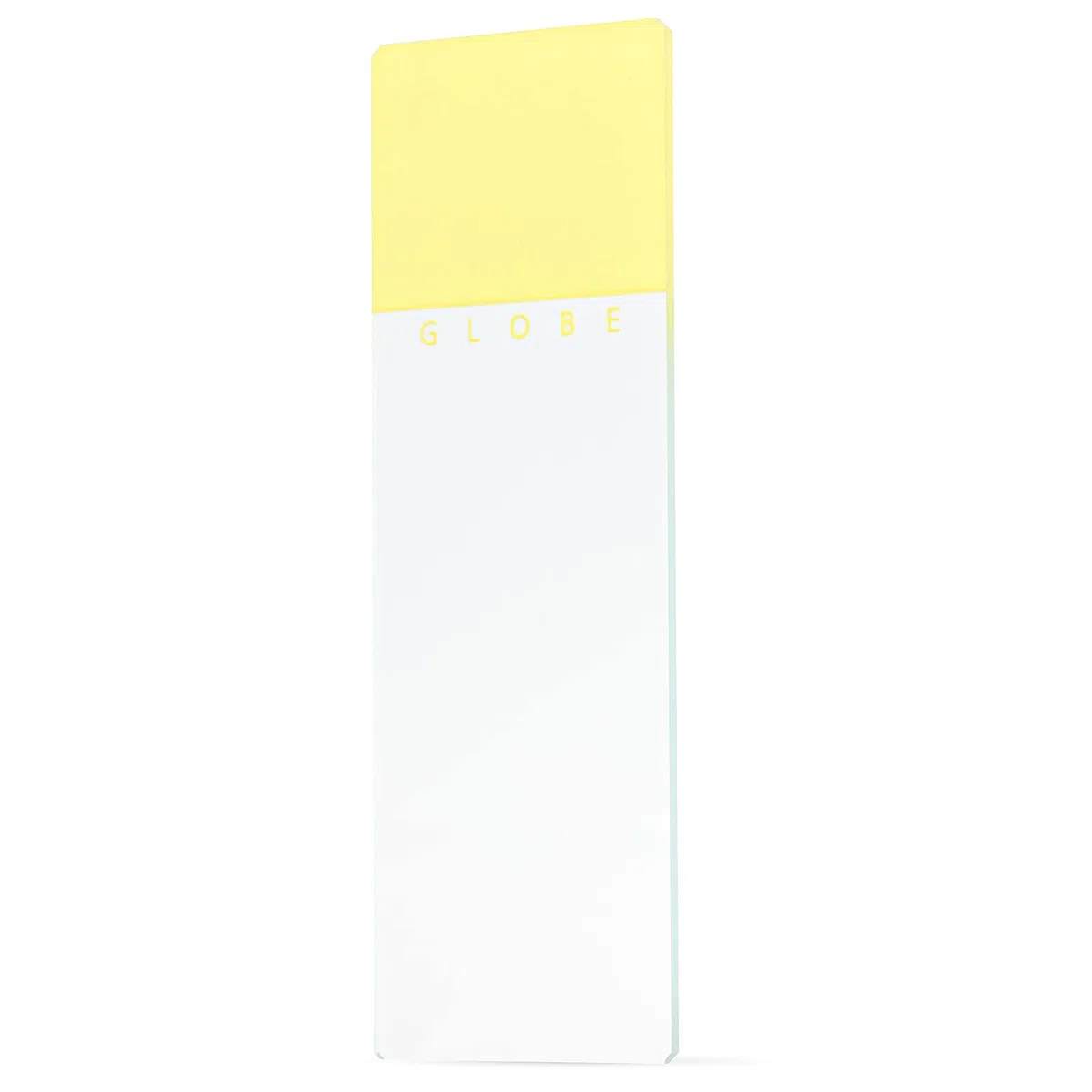 Globe Scientific 1324Y - Guía para microscopio (Cristal, 25 x 75 mm), Bordes con Esquinas de Seguridad, Color Amarillo Esmerilado (1.440 Diapositivas)