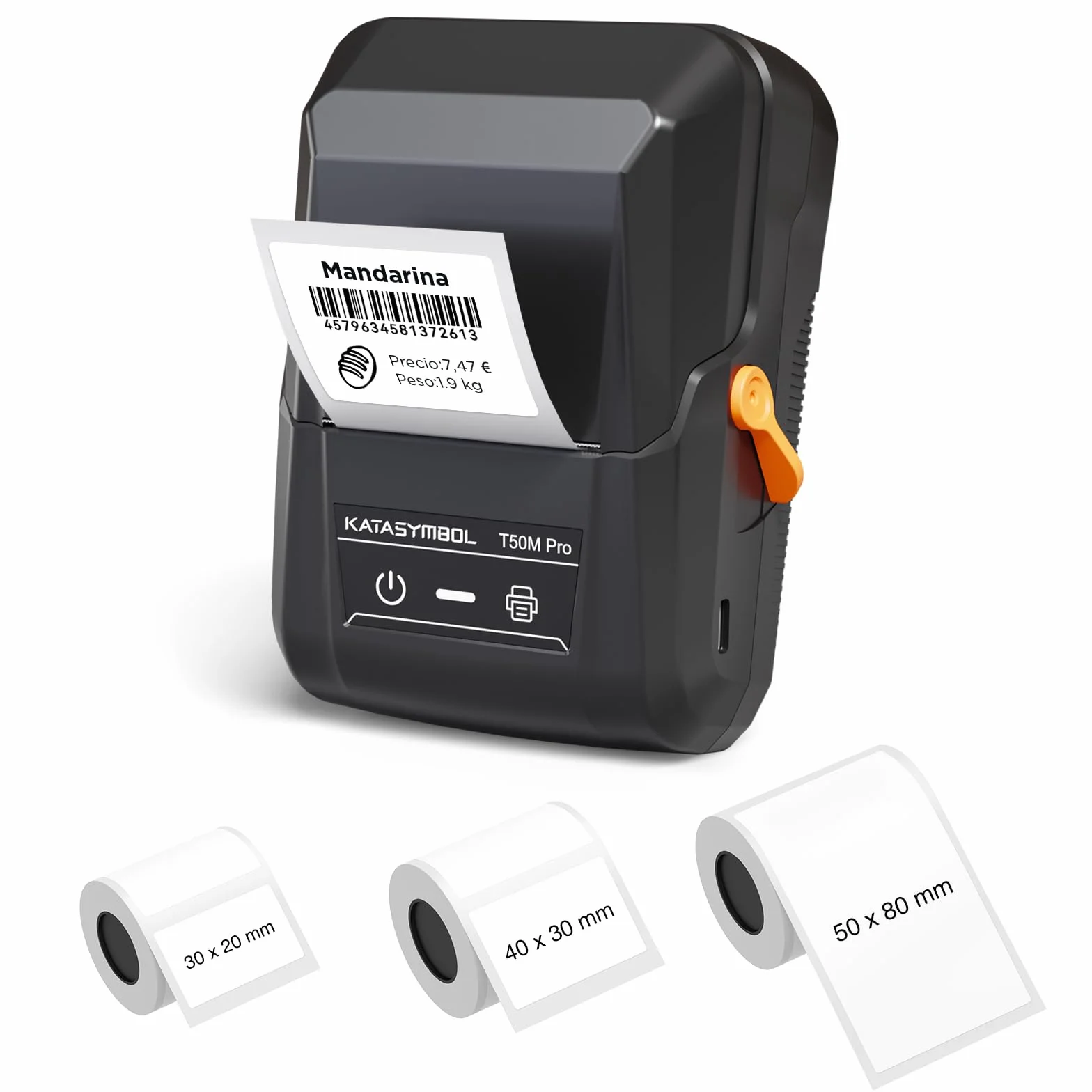 SUPVAN Etiquetadora T50M Pro Impermeable, Smart App 40+ Fuentes, 150+ Diseños, 700+ Iconos