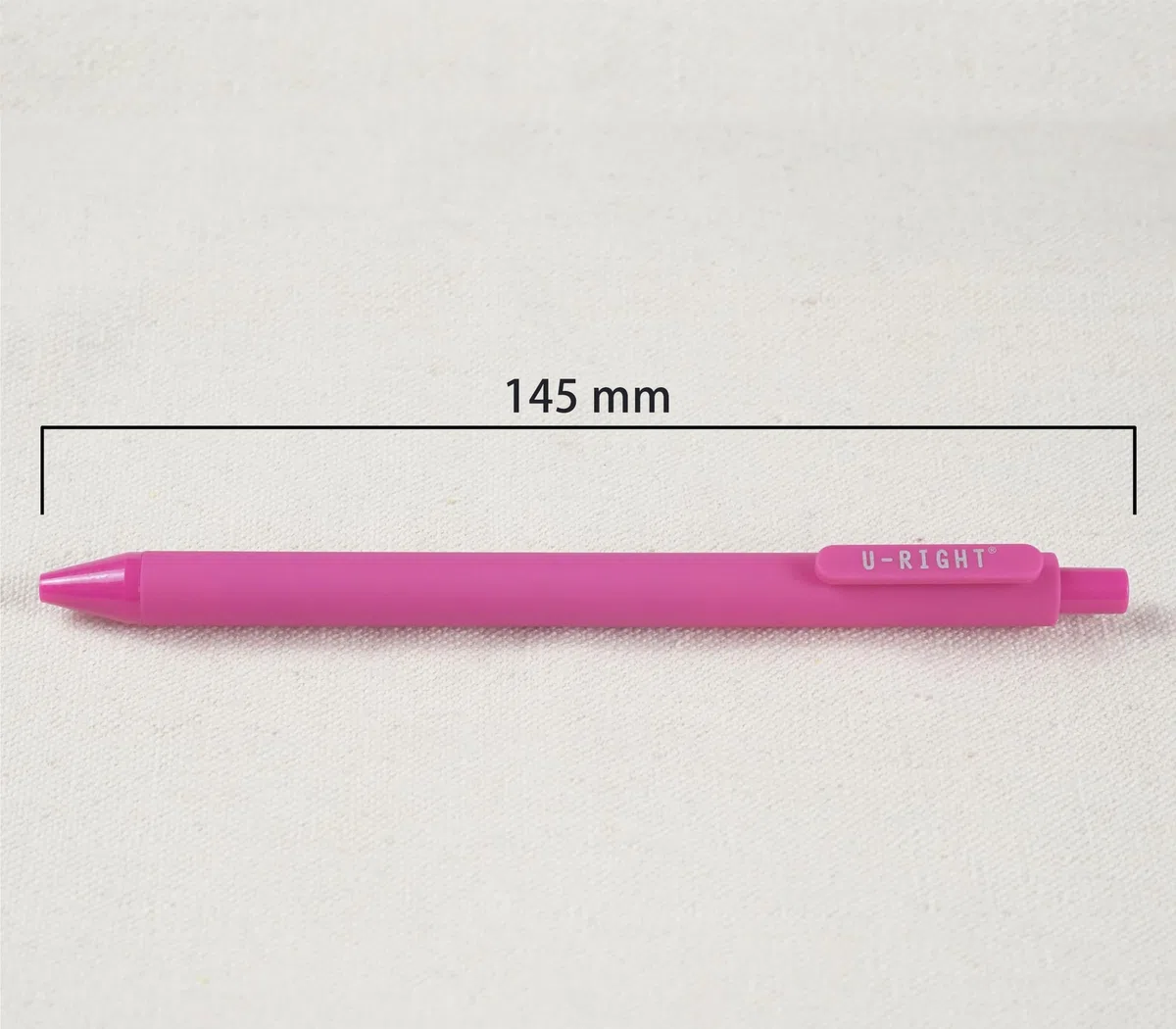 U-RIGHT 12 bolígrafos de tinta de gel rosa, tinta negra