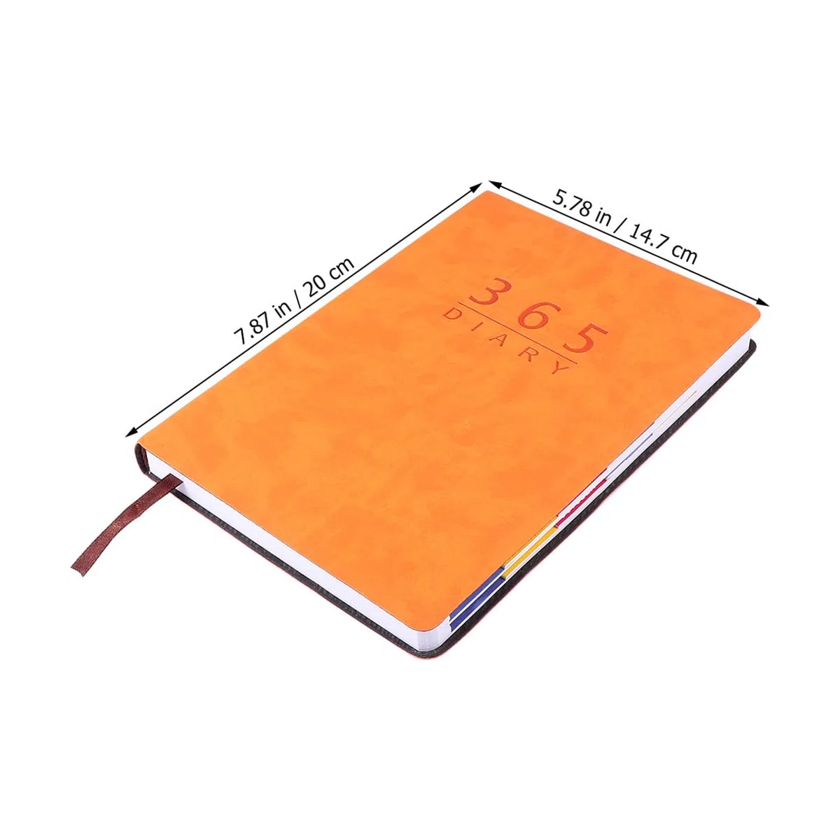 VILLCASE 3piezas Plan Book Naranja Cuaderno De Planificación Práctico Para y Agenda Escolar y Escuela