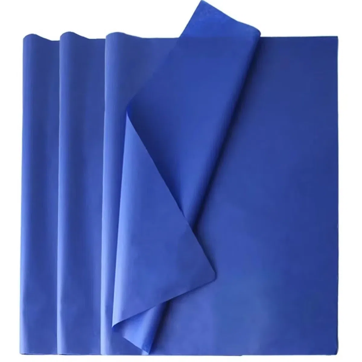 Papel De Regalo 10-100 hojas de papel de seda azul, 50x66cm, papel de regalo a granel for bodas, cumpleaños, manualidades, decoración for envolver festivales Para Festivales(100sheets)