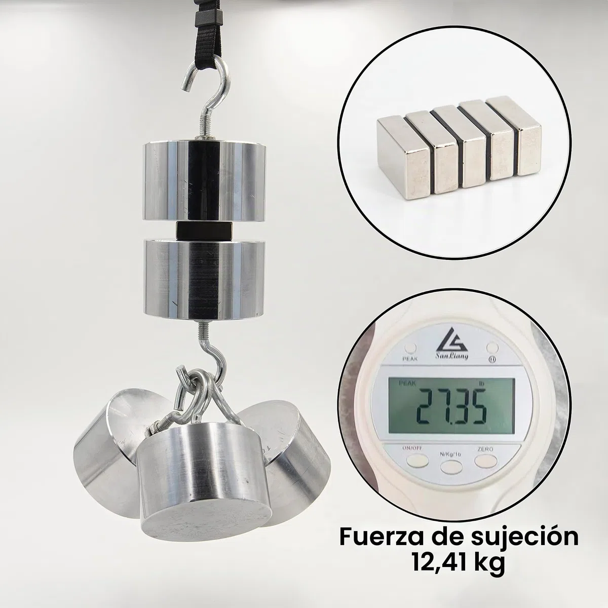 Realth Imanes de Neodimio fuertes Imanes para Pizarra rectangulares de tierras Paquete de 5 para nevera Puerta de ducha Almacén Trabajo u oficina Proyecto de ciencia Enseñanza Artesanía DIY (MC728)