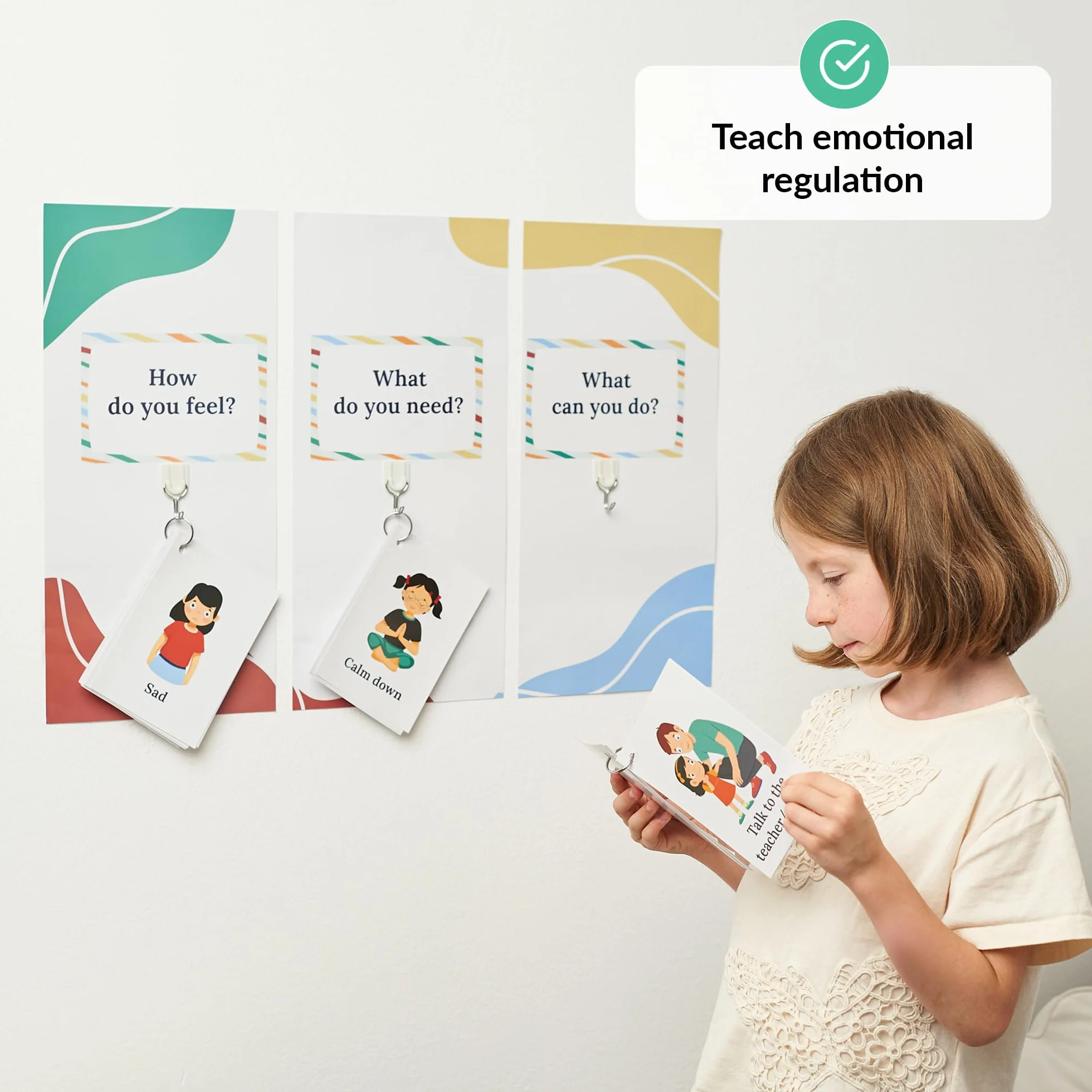 ODOXIA Rincón De Calma | Artículos para Niños | Pósters Relajantes para Aulas | Kit De Rincón De Calma con Carteles, Mural De Soluciones, Objetos Y Juguetes Sensoriales | Ideal para Aulas Y Hogares