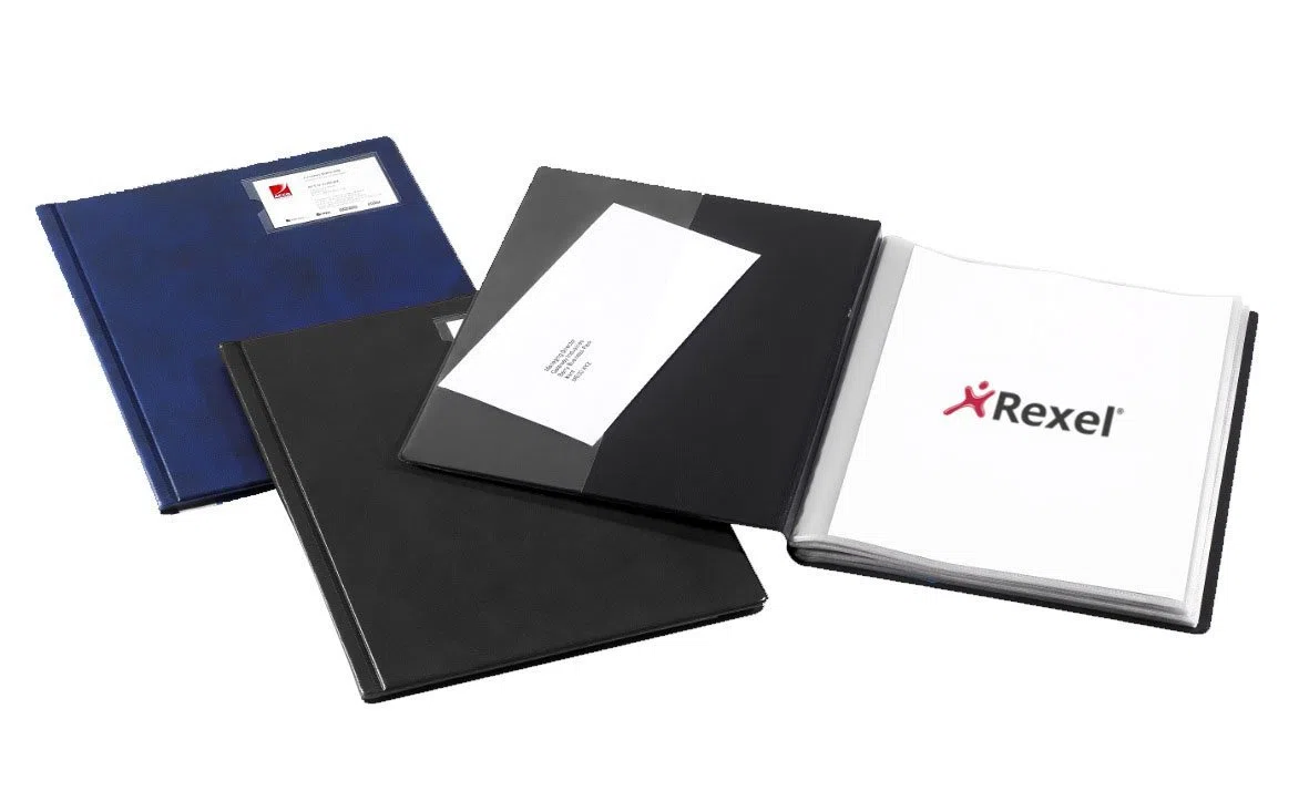 Rexel Nyrex - Carpeta de fundas (A4, 50 fundas), color negro