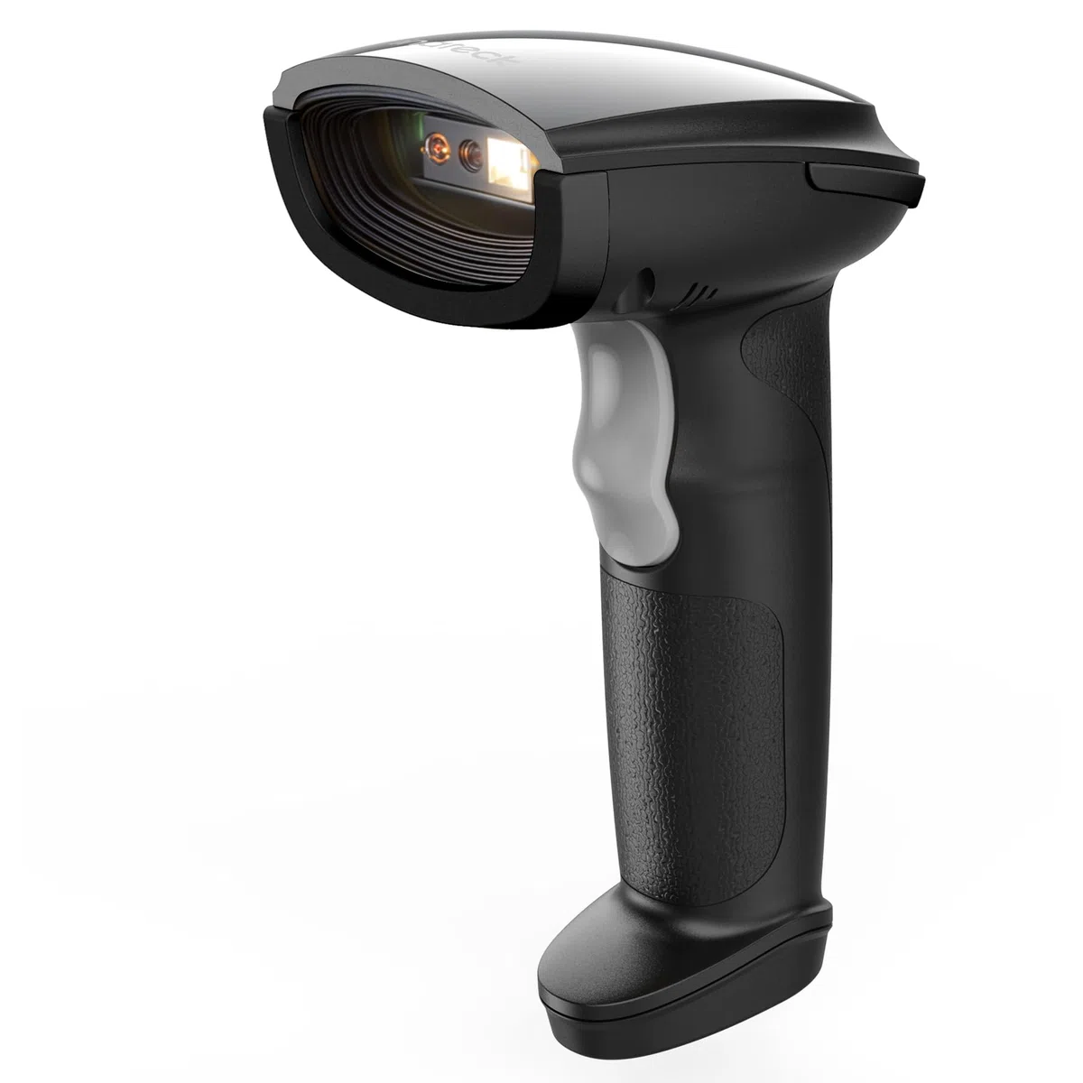 Inateck Escáner de Código de Barras Bluetooth, Lector de Código de Barras Inalámbrico USB 1D 2D Portátil, 1 Carga 3 Meses, Lector Código Barras con App y SDK, BCST-23, Oscuro