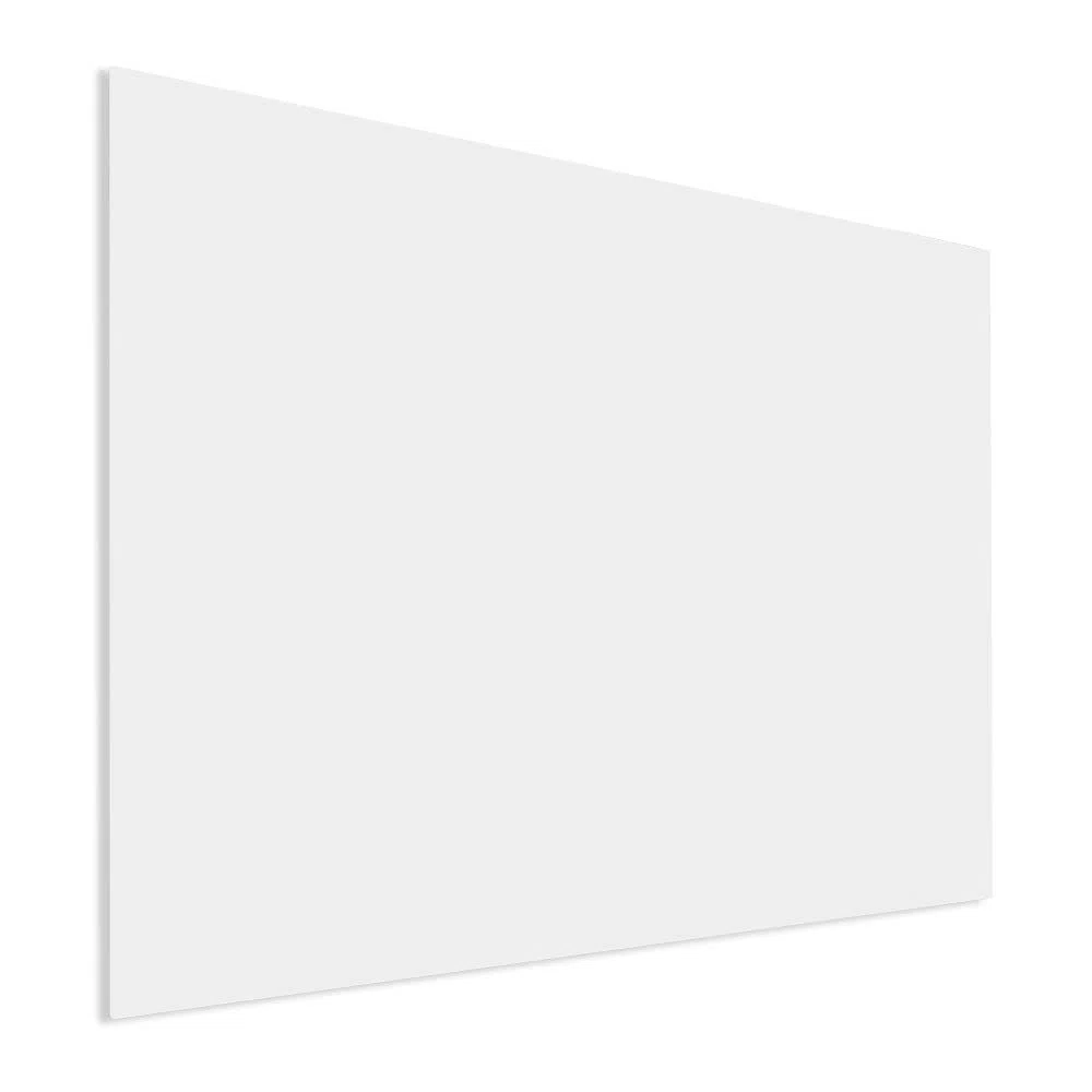 IVOL Design Glasboard Premium 100 x 150 cm Blanco, Pizarra blanca magnética y pizarra de cristal, pared magnética con montaje, pizarra magnética de cristal sin marco grande y pared magnética grande
