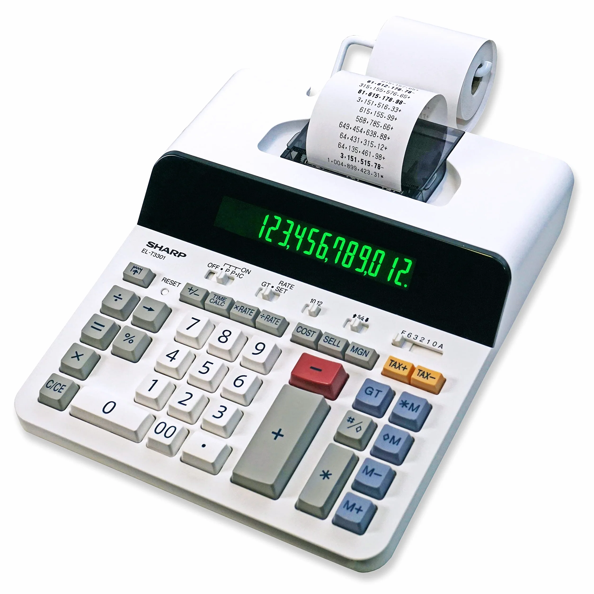 Sharp Calculadora de impresión térmica ELT3301